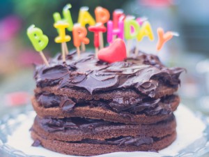 Birthday Cake - Messy Chocolate