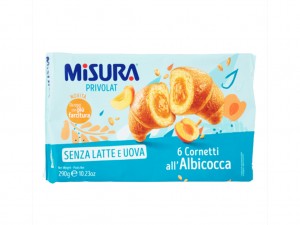 Misura Lactose Free 6 Apricot Cornetti