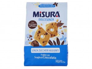 Misura No Added Sugars Chocolate Chip Biscuits 