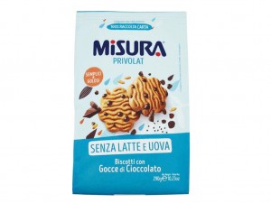 Misura Lactose Free Chocolate Chip Biscuits 