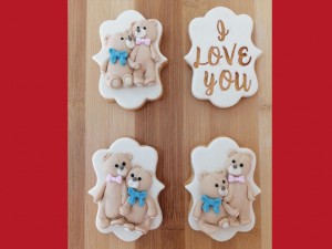 Valentine Cookies x4 in box